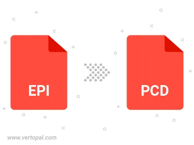 Convert EPI to PCD