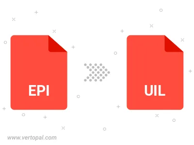 Convert EPI to UIL