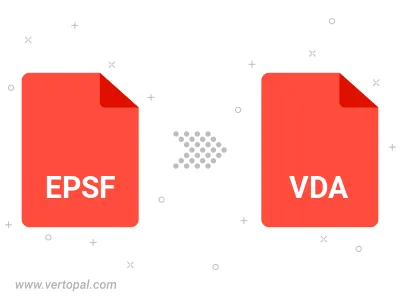 Convert EPSF to VDA