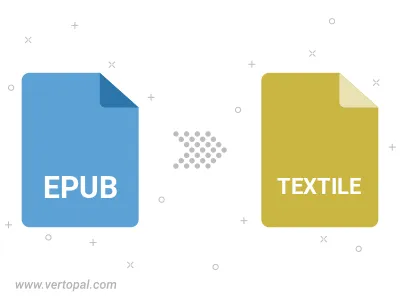 Convert EPUB to TEXTILE