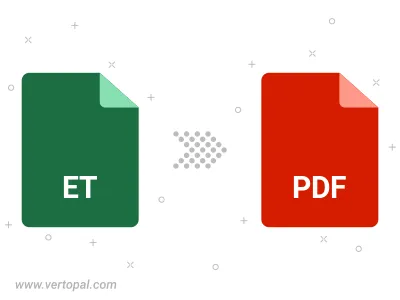 ET in PDF konvertieren