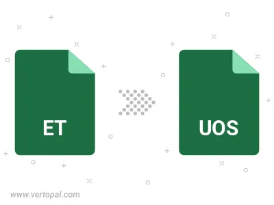 Convert ET to UOS Convert ET to UOS