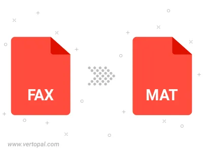 Convert FAX to MAT Convert FAX to MAT