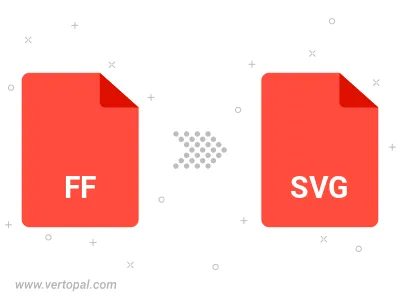 Convert FF to SVG Convert FF to SVG