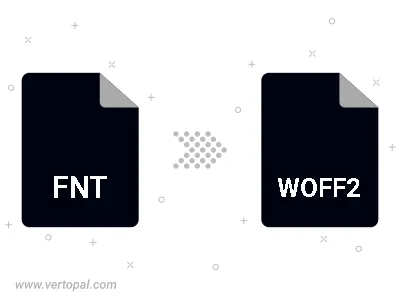 FNT in WOFF2 konvertieren