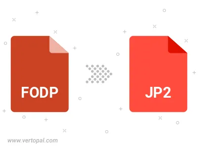 Convert FODP to JP2