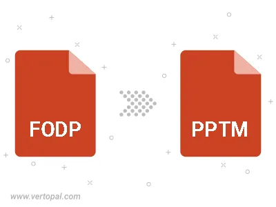 Convert FODP to PPTM