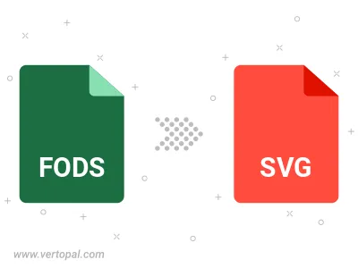 Convert FODS to SVG