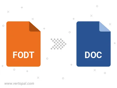 Convert FODT to DOC
