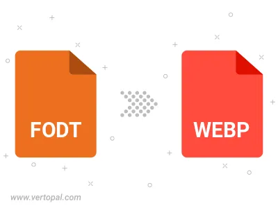 Convert FODT to WEBP