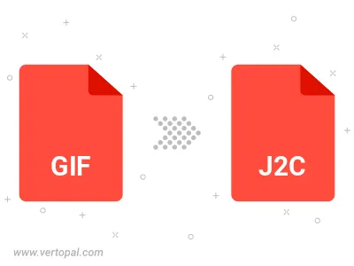 Convert GIF to J2C