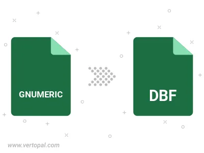 Convert GNUMERIC to DBF Convert GNUMERIC to DBF