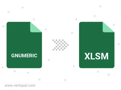 GNUMERIC in XLSM konvertieren
