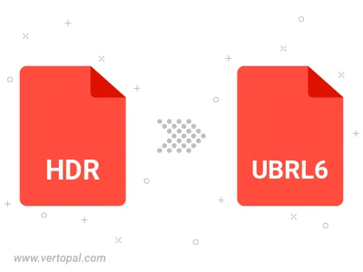 Convert HDR to UBRL6