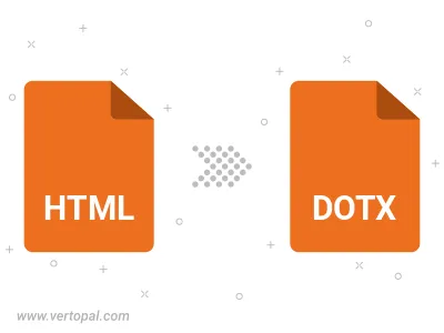 Convert HTML to DOTX Convert HTML to DOTX