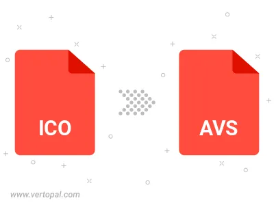 Convert ICO to AVS