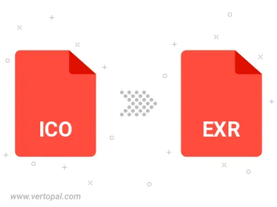 Convert ICO to EXR