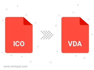 Convert ICO to VDA