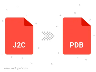 Convert J2C to PDB GRAPHICS