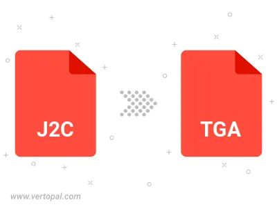 Convert J2C to TGA