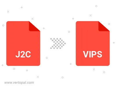 J2C in VIPS konvertieren