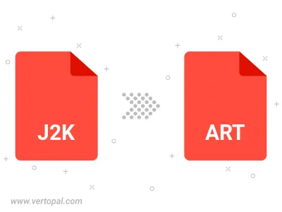 Convert J2K to ART