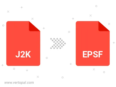Convert J2K to EPSF