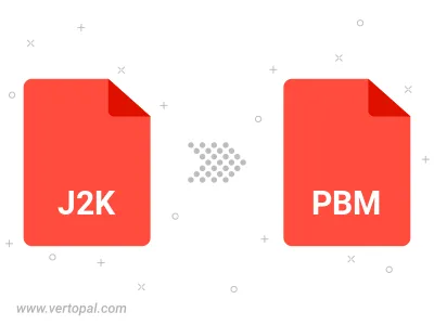 Convert J2K to PBM