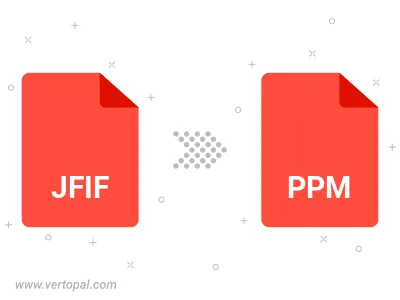 Convert JFIF to PPM