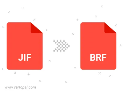 Convert JIF to BRF