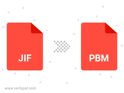 Convert JIF to PBM