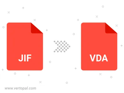 Convert JIF to VDA