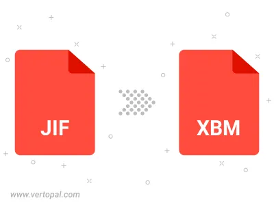 Convert JIF to XBM