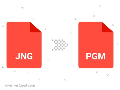 Convert JNG to PGM