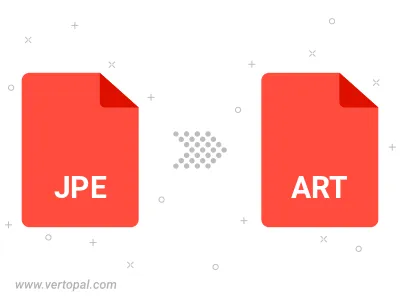 Convert JPE to ART