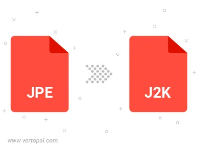 Convert JPE to J2K