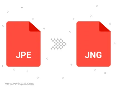 Convert JPE to JNG