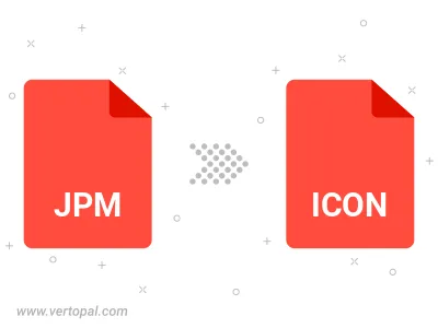 JPM in ICON konvertieren