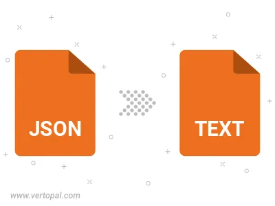 Convert JSON to TEXT