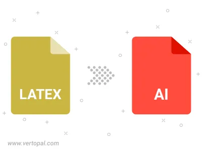 Convert LATEX to AI
