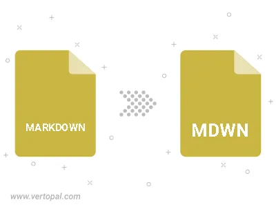 Convert MARKDOWN to MDWN