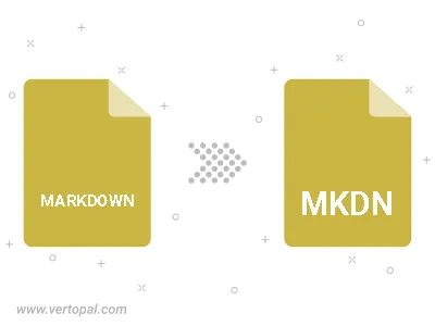 MARKDOWN in MKDN konvertieren