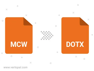 MCW in DOTX konvertieren MCW in DOTX konvertieren
