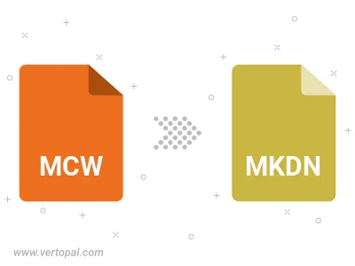 MCW in MKDN konvertieren
