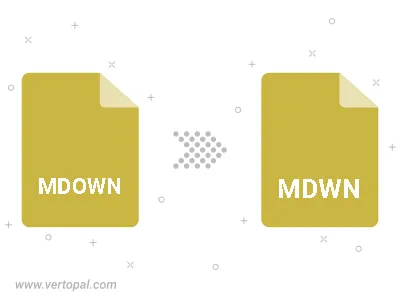 MDOWN in MDWN konvertieren