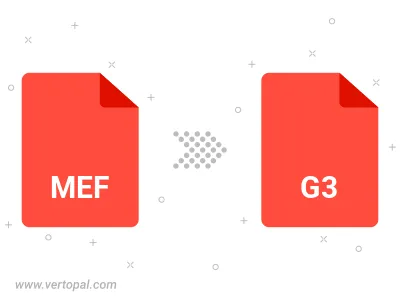 MEF in G3 konvertieren