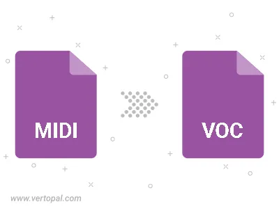 Convert MIDI to VOC