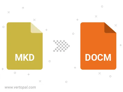 MKD in DOCM konvertieren MKD in DOCM konvertieren