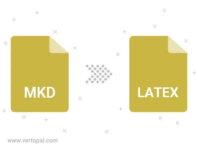 Convert MKD to LATEX
