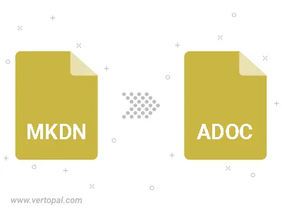 Convert MKDN to ADOC ASCIIDOC
